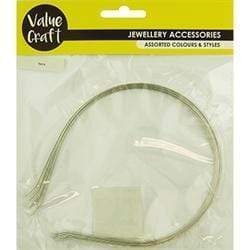 AussieSuperStore Jewellery Making Supplies Headband Silver 5pcs Headband Silver 5pcs | Costume Accessories | Hair Accessories for women 9331468055891 VJY720